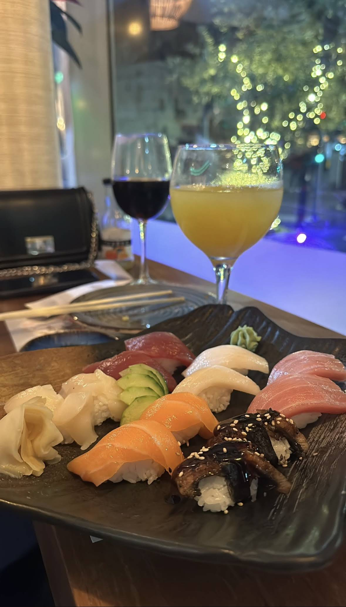 Sushi and wine pairing